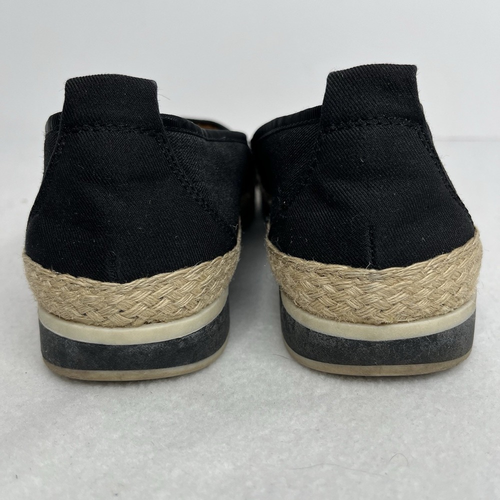 Naturalizer Loafer Women Slip On Casual Espadrille Flats Shoes 10 M Black - Picture 7 of 11